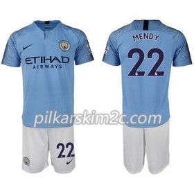 Koszulka Manchester City MENDY 22 Dziecięca Główna 2018-2019 - Koszulki Piłkarskie